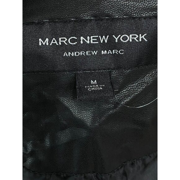 NWT Marc New York Black Quilted Jacket Size M Drawstring Waistline - Picture 5 of 8
